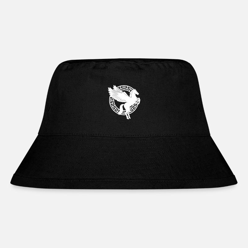 Mythologie: Griechischer Pferdegott - Stanley/Stella recycelter Bucket Hat - Schwarz