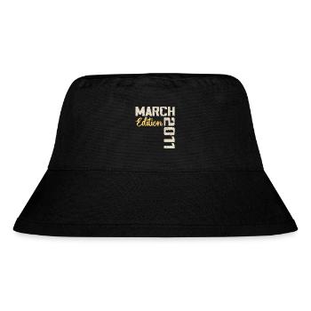 March 2011 Birthday Gift March 2011 - Stanley/Stella Recycled Bucket Hat - black - Front