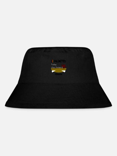 Today step forward - Stanley/Stella recycelter Bucket Hat - Schwarz