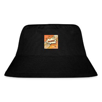 Peachy Peach - Stanley/Stella Recycled Bucket Hat - black - Front