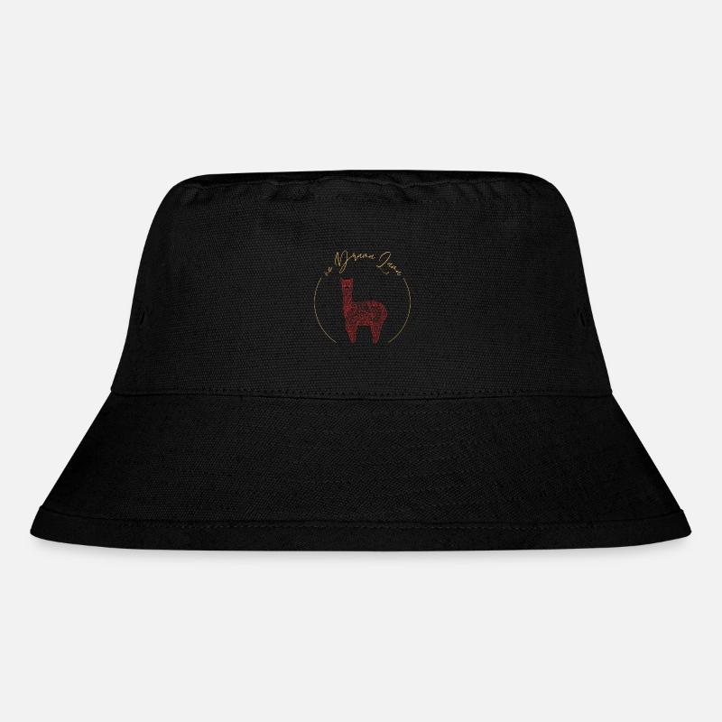 Lamashirt - Stanley/Stella recycelter Bucket Hat - Schwarz