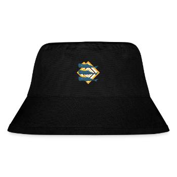 Herbst Wale im Sturm. - Stanley/Stella recycelter Bucket Hat - Schwarz - Vorne