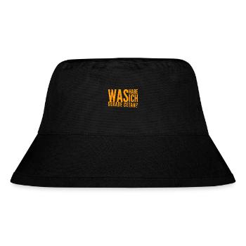 ich kann es nicht fassen - Stanley/Stella recycelter Bucket Hat - Schwarz - Vorne