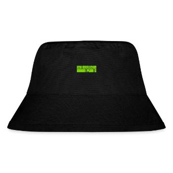 neuer Plan - Stanley/Stella recycelter Bucket Hat - Schwarz - Vorne