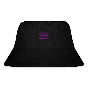 einfach nur Unsinn - Stanley/Stella recycelter Bucket Hat - Schwarz - Vorne