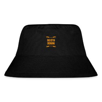 kein Problem - Stanley/Stella recycelter Bucket Hat - Schwarz - Vorne