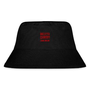 keine Lust mehr - Stanley/Stella recycelter Bucket Hat - Schwarz - Vorne