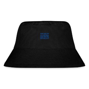 nicht einig - Stanley/Stella recycelter Bucket Hat - Schwarz - Vorne