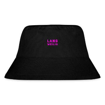 mir ist richtig langweilig - Stanley/Stella recycelter Bucket Hat - Schwarz - Vorne