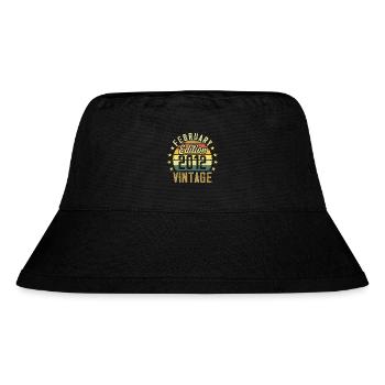 12th Anniversary - February 2012 Gift - 12th - Stanley/Stella Recycled Bucket Hat - black - Front