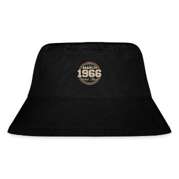 Awesome Since March 1966 Birthday 1966 Gift - Stanley/Stella Recycled Bucket Hat - black - Front