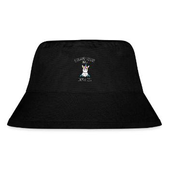 Je ne me soucie pas que je suis une chemise licorne pour les filles - Bob recyclé Stanley/Stella - noir - Devant
