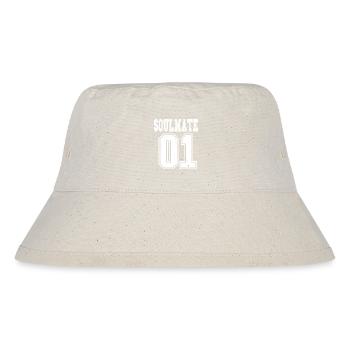 Soulmate Soulsister Soulbrother BFF Paar Freund - Stanley/Stella recycelter Bucket Hat - Naturweiß - Vorne