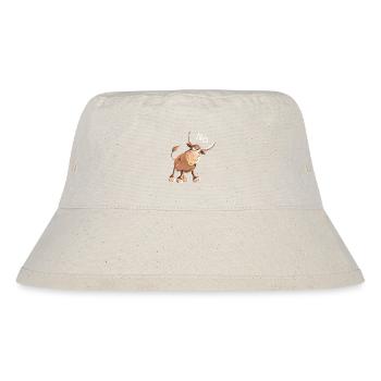 Nö Stier - Bulle- Kuh - Comic - Nein - Fun - Stanley/Stella recycelter Bucket Hat - Naturweiß - Vorne