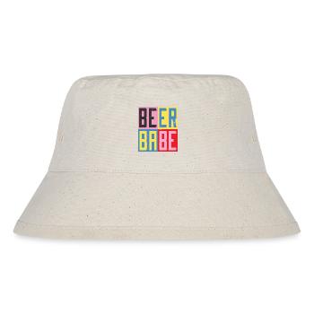 Beer Babe - Stanley/Stella Recycled Bucket Hat - natural - Front