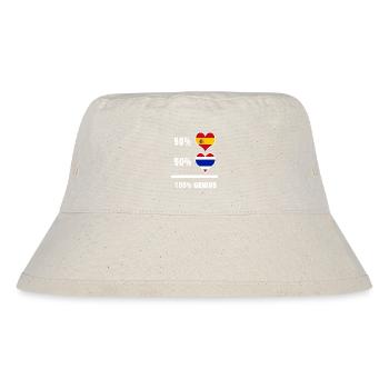 Thailand und Spanien Genie / Geschenk - Stanley/Stella recycelter Bucket Hat - Naturweiß - Vorne