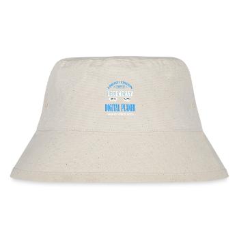 DIGITALER HOBEL BESTSELLER 🌟🌟 - Stanley/Stella recycelter Bucket Hat - Naturweiß - Vorne