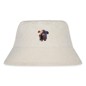 Cute sheep with scarf - Stanley/Stella Recycled Bucket Hat - natural - Front