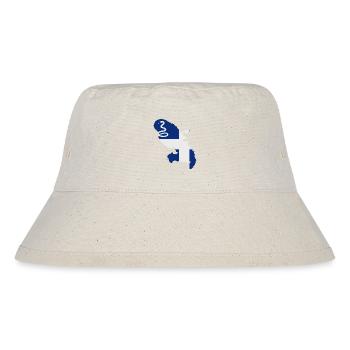 Stadtplan von Martinique - Stanley/Stella recycelter Bucket Hat - Naturweiß - Vorne