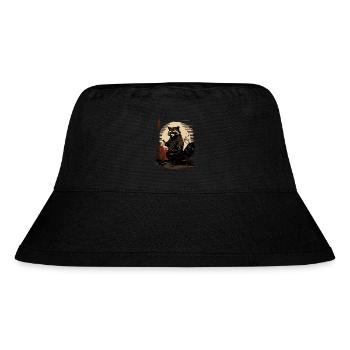Baka Racoon 1 - Stanley/Stella Recycled Bucket Hat - black - Front