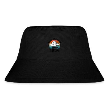 Best dad in the world since 1954 Father's Day - Stanley/Stella Recycled Bucket Hat - black - Front