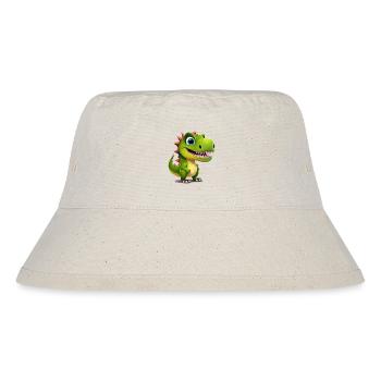 Dinosaur - Stanley/Stella Recycled Bucket Hat - natural - Front