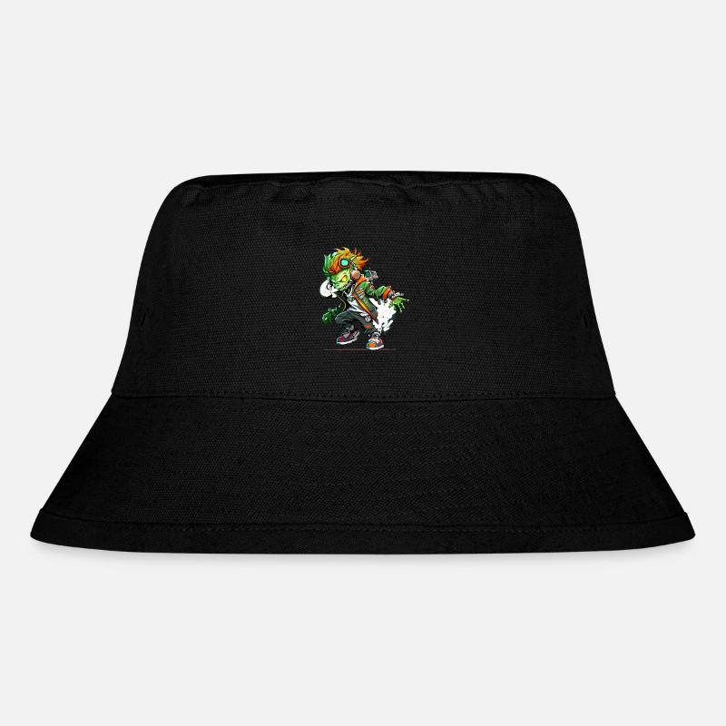 hip hop zombie 2 - Stanley/Stella recycelter Bucket Hat - Schwarz