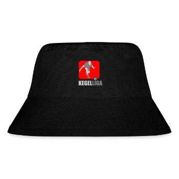 Kegel Liga | Farben änderbar - Stanley/Stella recycelter Bucket Hat - Schwarz - Vorne