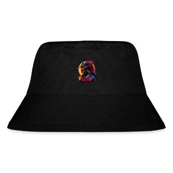 illustration Samurai Warrior Japan - Stanley/Stella Recycled Bucket Hat - black - Front