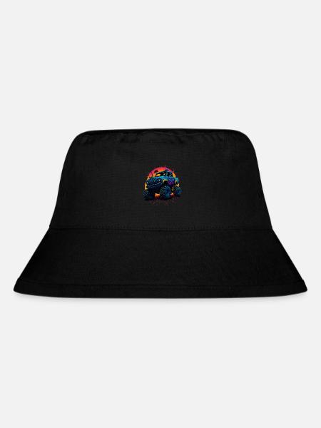 Monstertruck - Stanley/Stella recycelter Bucket Hat - Schwarz