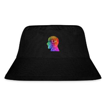 LGBTQIA+ Rainbow AI Glitch - Stanley/Stella Recycled Bucket Hat - black - Front