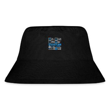 Statistician Statistician Problem Solving - Stanley/Stella Recycled Bucket Hat - black - Front
