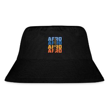 Hairstyle Culture Africa Afro History African - Stanley/Stella Recycled Bucket Hat - black - Front