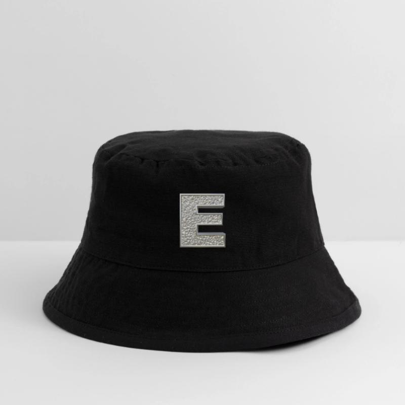 E, letter, letter E, initial, initial E, monogram, Stanley/Stella recycelter Bucket Hat