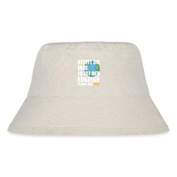 Bier Planet Retten - Stanley/Stella recycelter Bucket Hat - Naturweiß - Vorne