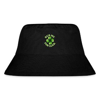 Rub me for luck - Stanley/Stella Recycled Bucket Hat - black - Front