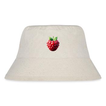Raspberry - Stanley/Stella Recycled Bucket Hat - natural - Front