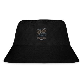 Grandmother Recognition Husband Pregnant Smeilie - Stanley/Stella Recycled Bucket Hat - black - Front