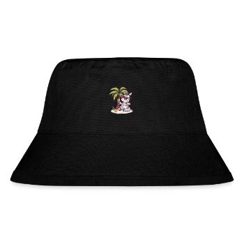 Palmier d’été de l’île Zebra - Bob recyclé Stanley/Stella - noir - Devant