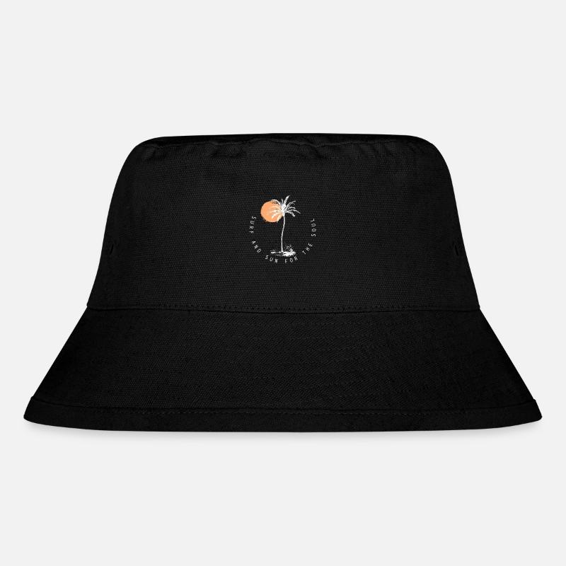 Surfen Vintage Surfer Geschenk - Stanley/Stella recycelter Bucket Hat - Schwarz