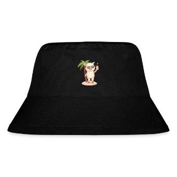 Alpaca Llama Summer Holiday - Stanley/Stella Recycled Bucket Hat - black - Front
