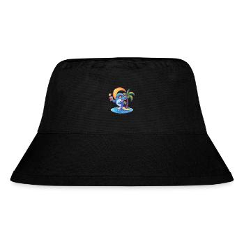 Dolphin Summer Holiday - Stanley/Stella Recycled Bucket Hat - black - Front