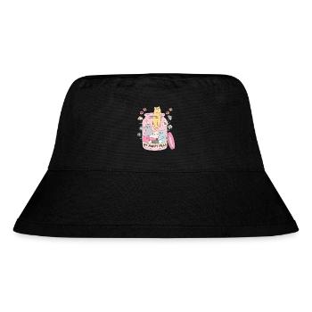 Meine Happy Pills - Stanley/Stella recycelter Bucket Hat - Schwarz - Vorne