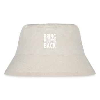 Bring Mullets Back Party Funny Country Concert - Stanley/Stella recycelter Bucket Hat - Naturweiß - Vorne