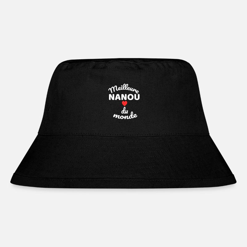 Herz- und Solidaritätsbotschaften - Stanley/Stella recycelter Bucket Hat - Schwarz