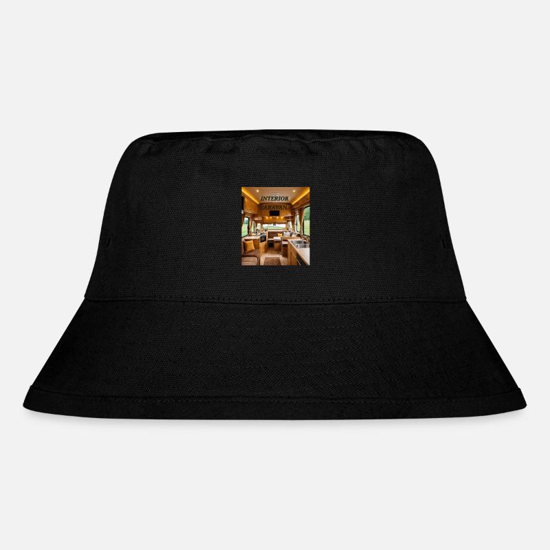 Interieur des Wohnwagens. - Stanley/Stella recycelter Bucket Hat - Schwarz