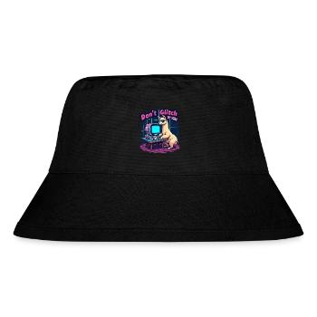 Don't Glitch my Vibe - Retro Gaming Alpaka - Stanley/Stella recycelter Bucket Hat - Schwarz - Vorne