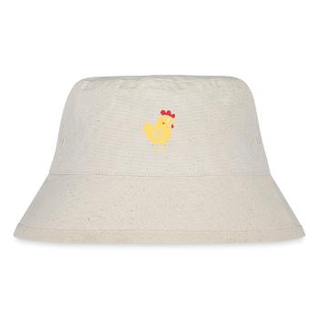 Chicken - Stanley/Stella Recycled Bucket Hat - natural - Front