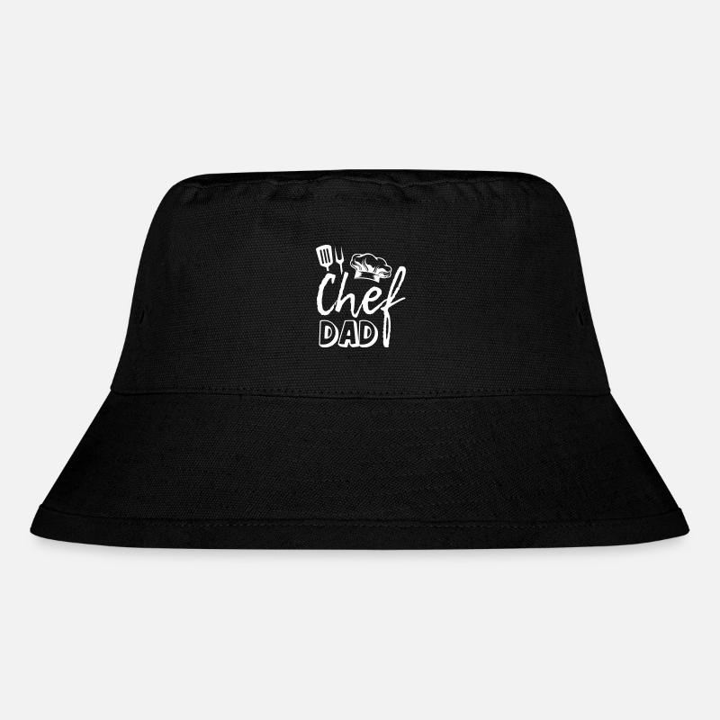 Chef Dad - Stanley/Stella recycelter Bucket Hat - Schwarz