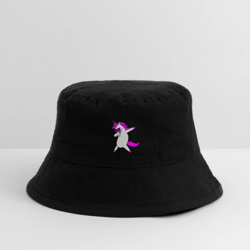 Dabbing Unicorn Cool Stanley/Stella Recycled Bucket Hat